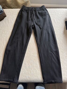 Men's Black Fleece Jogger Pants - Casual Comfort